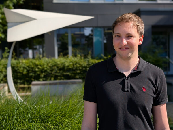 Samuel Schnell, wissenschaftlicher Mitarbeiter am Institut für Aerodynamik und Strömungstechnik des DLR am Research Airport Braunschweig (Wird bei Klick vergrößert)