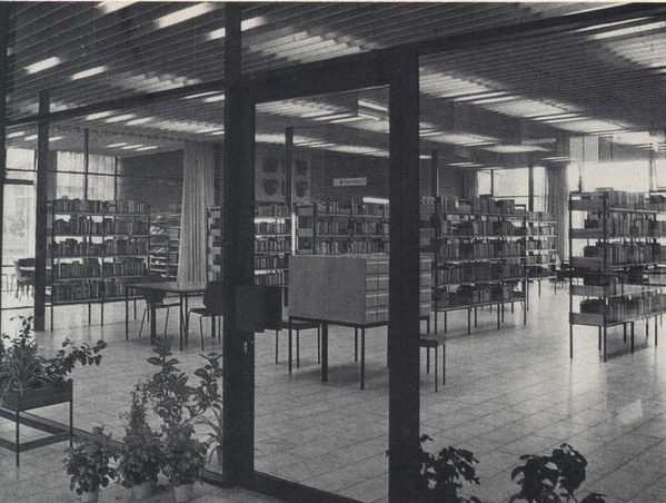 Erweiterungsbau der Hauptstelle der Öffentlichen Bücherei 1965