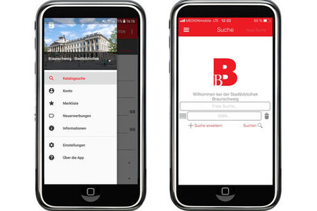 Bibliotheksapp Android und iOS