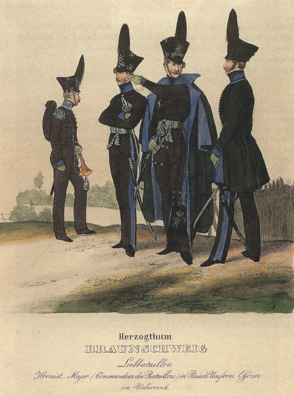 Braunschweig'sches Militair. 1840 (Wird bei Klick vergrößert)