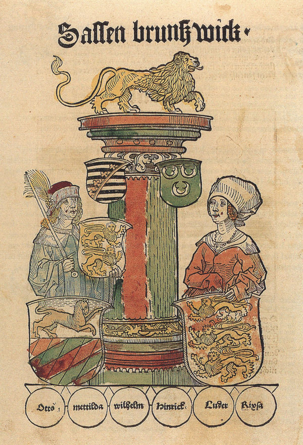 Cronecken der Sassen. 1492 (Wird bei Klick vergrößert)