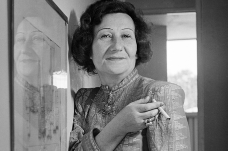 Galka Scheyer, ca. 1940, Los Angeles, Fotografie, Ausschnitt, Estate of Alexander Hammid