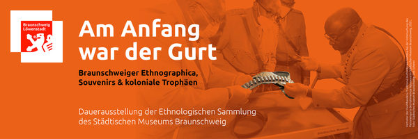 Werbebanner Ethnologische Dauerausstellung (Wird bei Klick vergrößert)
