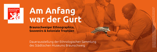 Werbebanner Ethnologische Dauerausstellung (Wird bei Klick vergrößert)