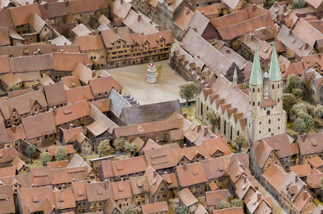 Historisches Stadtmodell von Braunschweig, Detailaufnahme
