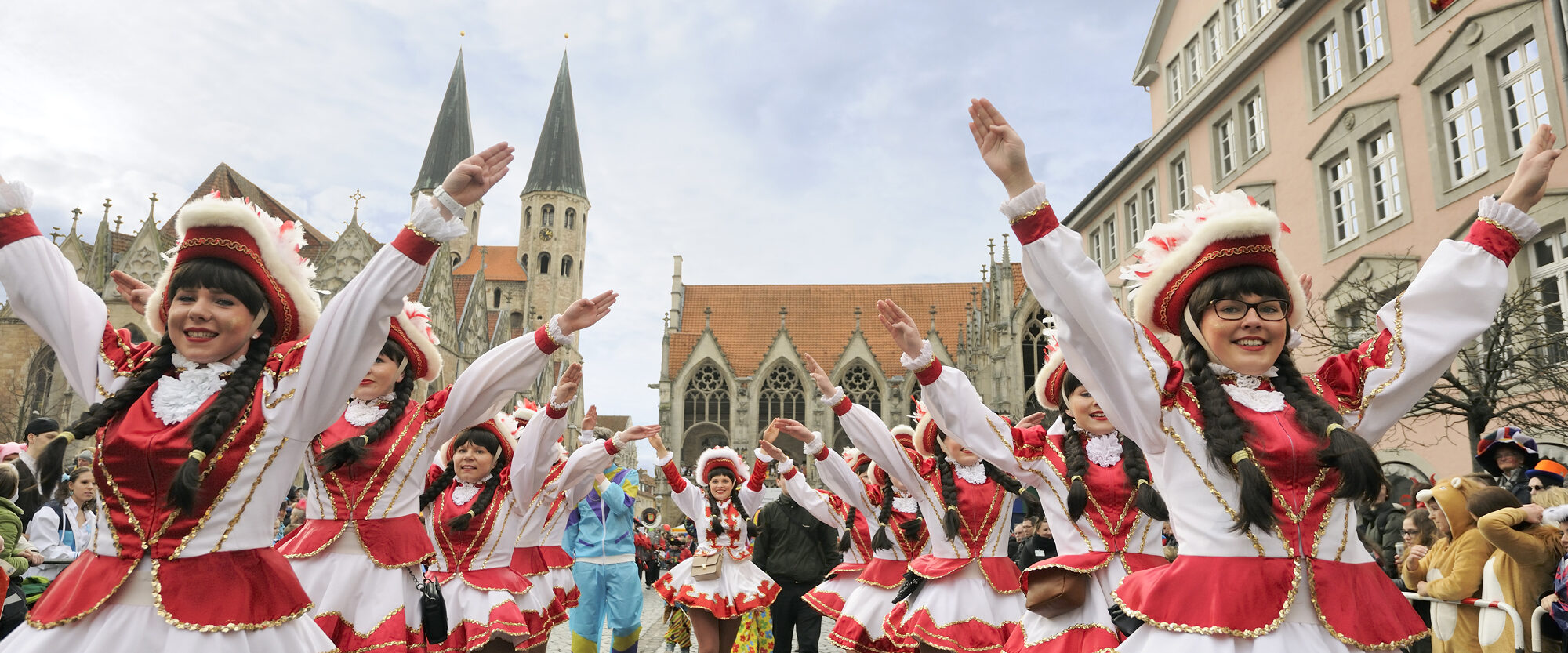 Funkemariechen im Karnevalsumzug