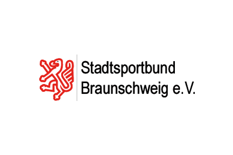 stilistischer roter Löwe, Logo der Stadt Braunschweig und Stadtsportbund Braunschweig e. V.
