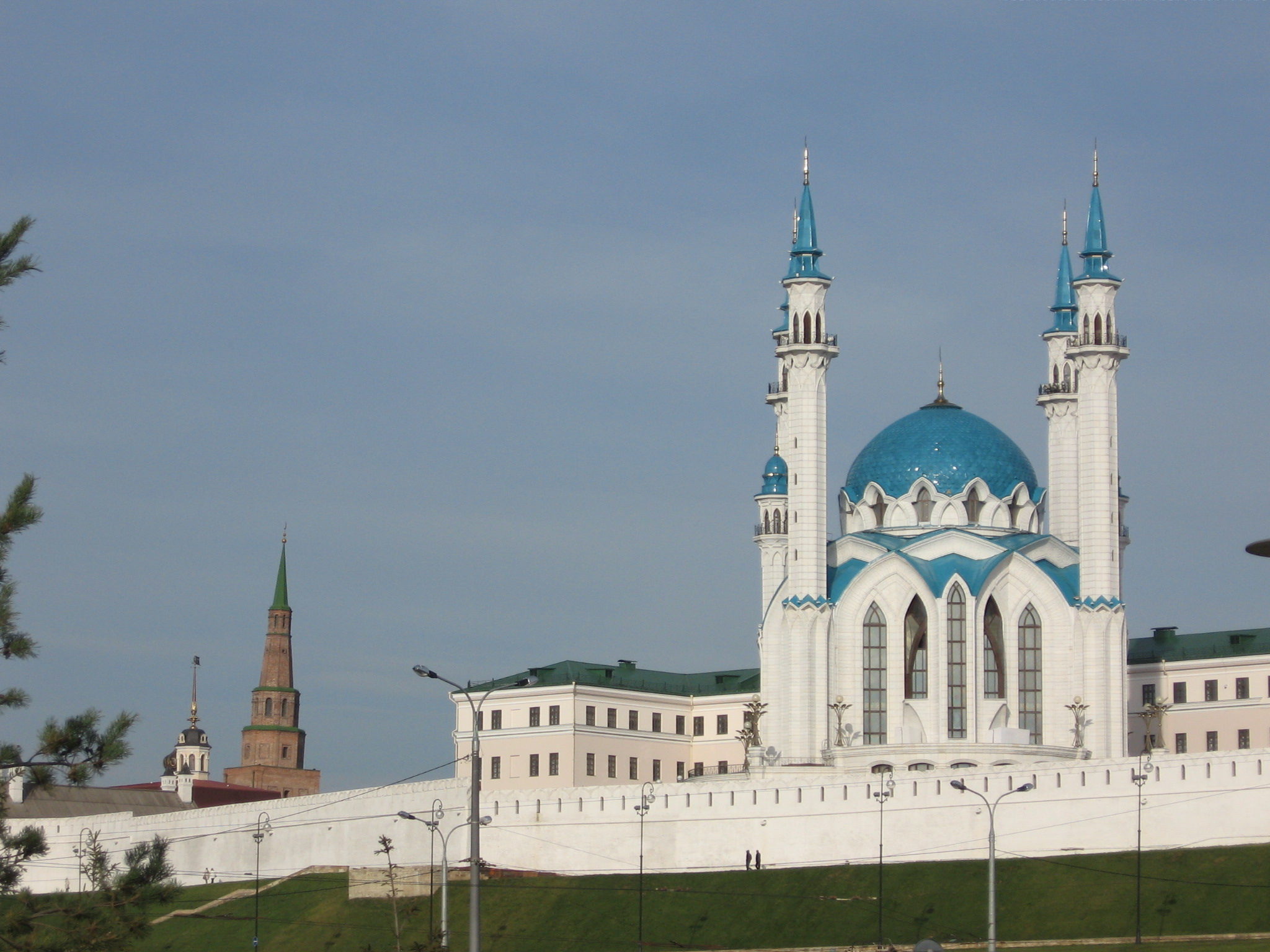 Kreml und Moschee in Kasan (Wird bei Klick vergrößert)