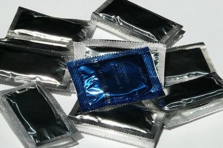 Kondome in der Verpackung