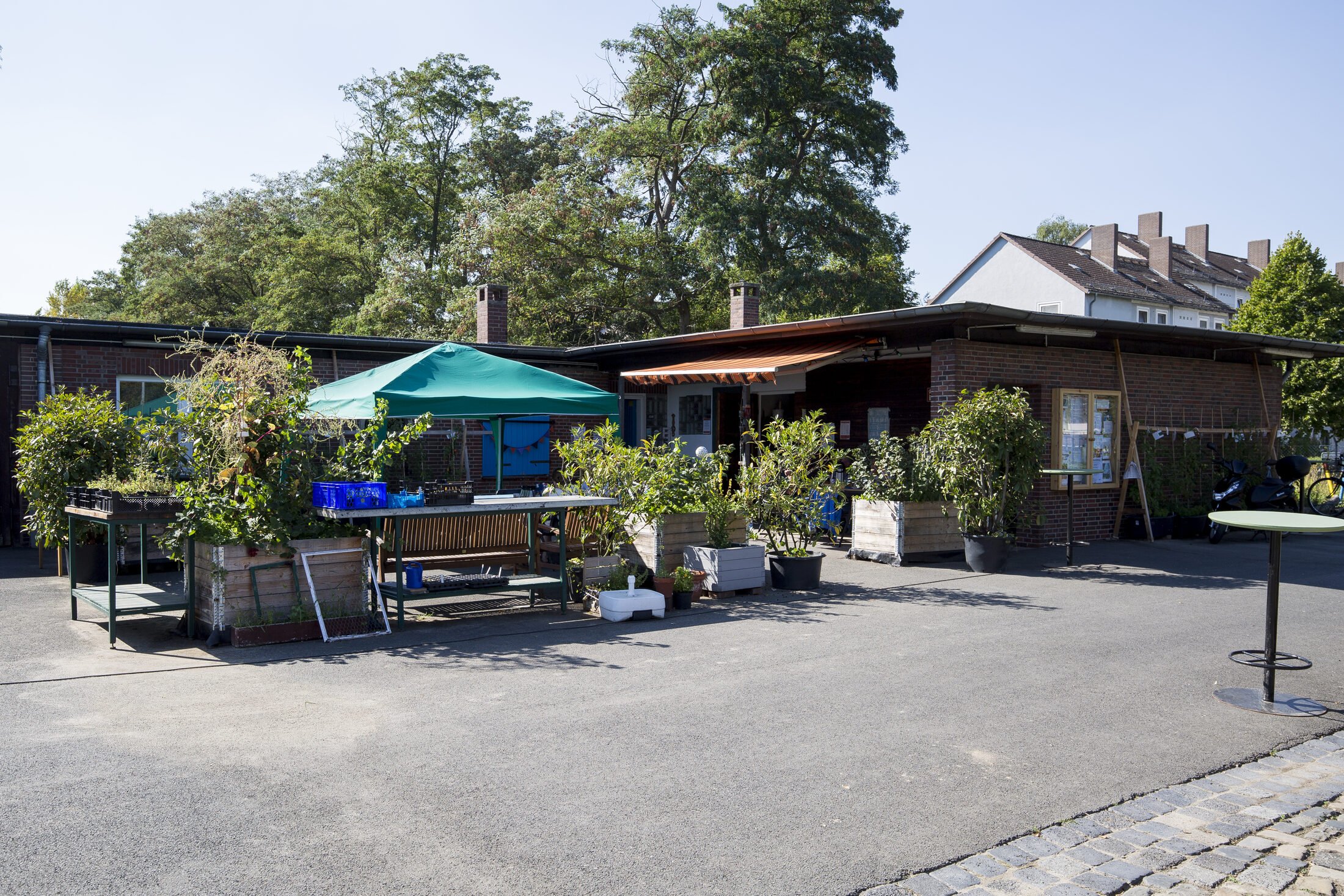 Stadtgarten Bebelhof - Gemeinschaftshaus (Wird bei Klick vergrößert)