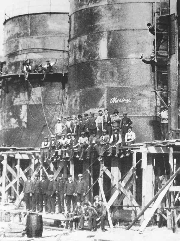 MIAG Arbeiter auf Montage, 1930er Jahre