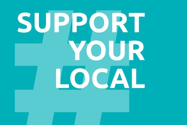 # support your local (Wird bei Klick vergrößert)