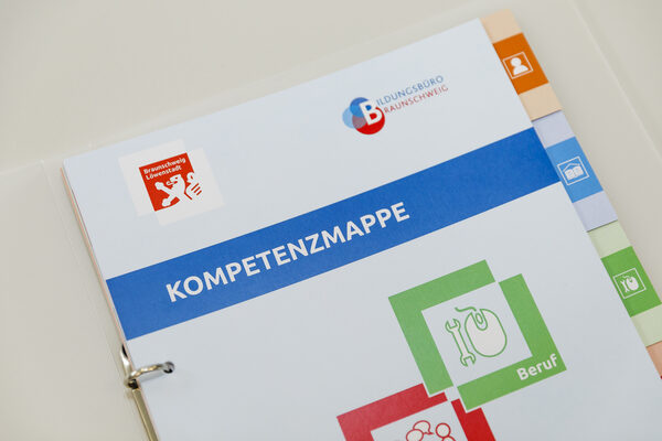 Ansicht der Kompetenzmappe (Wird bei Klick vergrößert)