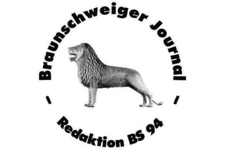 Logo Braunschweiger Journal Redaktion BS 94 Löwe mit Schriftzug