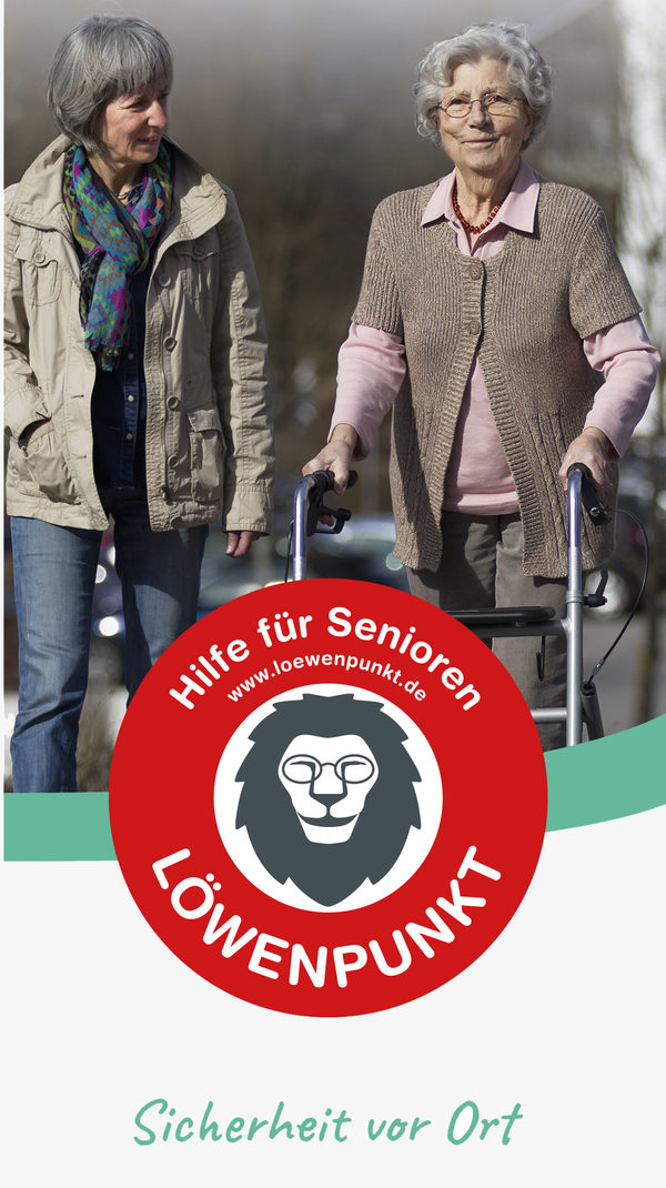 Flyer Löwenpunkt - Hilfe für Senioren (Wird bei Klick vergrößert)