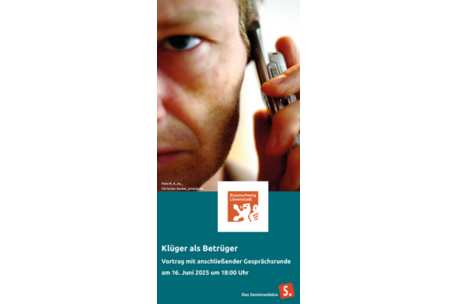 Flyer Klüger als Betrüger