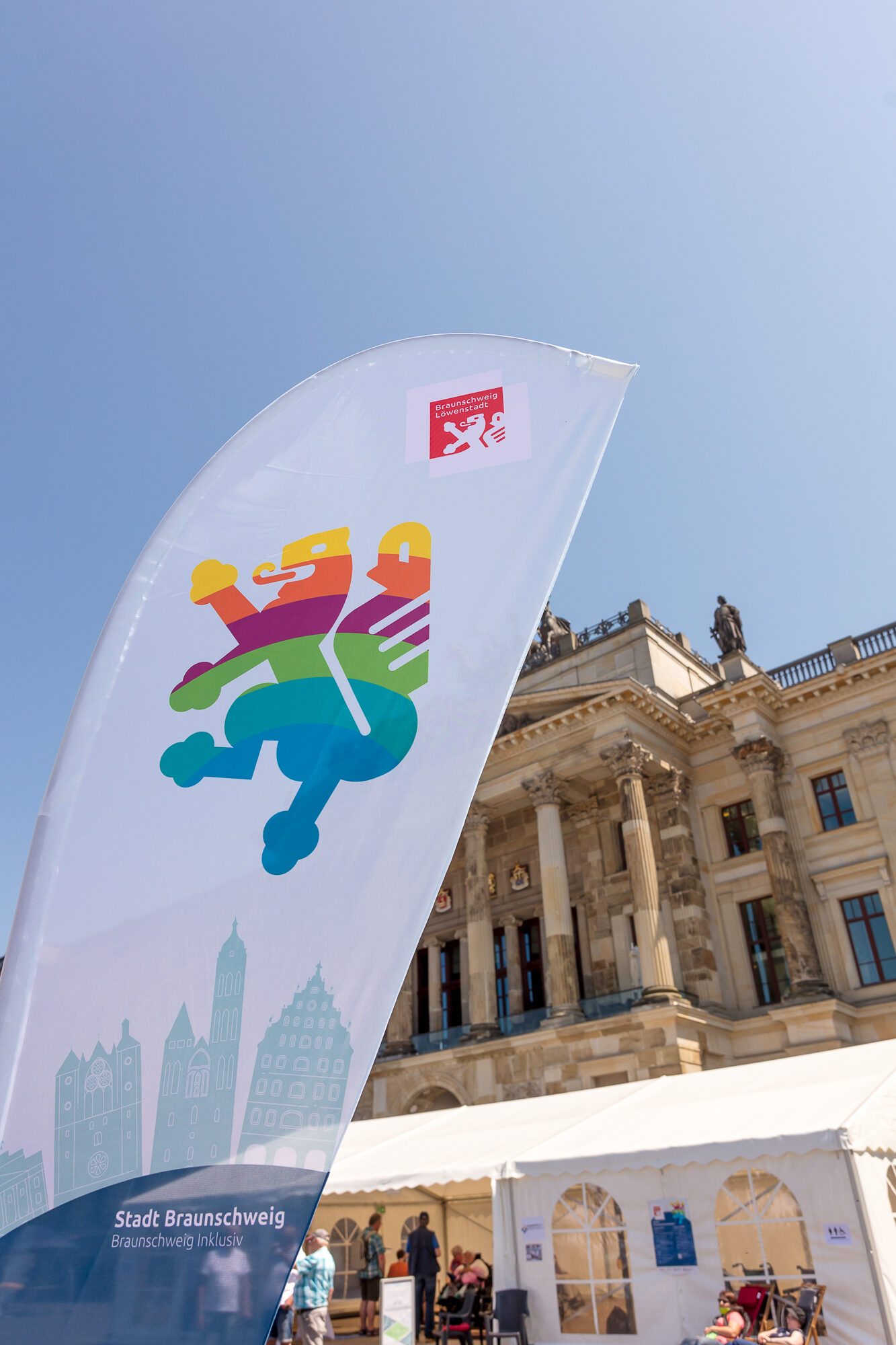 Beach-Flag Braunschweig Inklusiv (Wird bei Klick vergrößert)