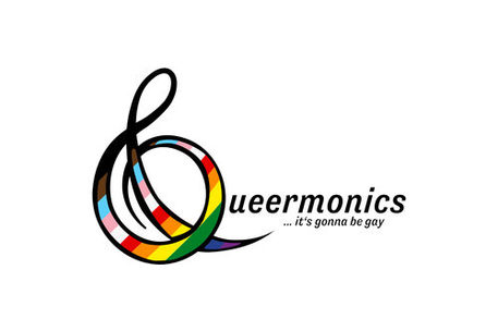 Queermonics...it's gonna be gay Logo