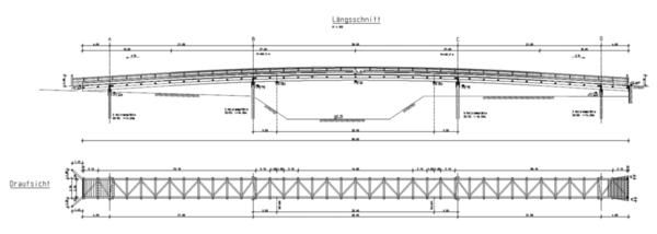 Brückenkonstruktion im Bestand (Wird bei Klick vergrößert)