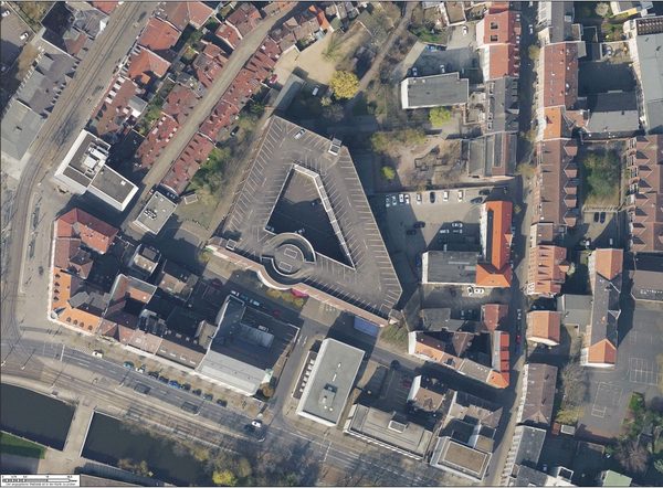 Stadt Braunschweig Luftbild Wallstraße (Wird bei Klick vergrößert)