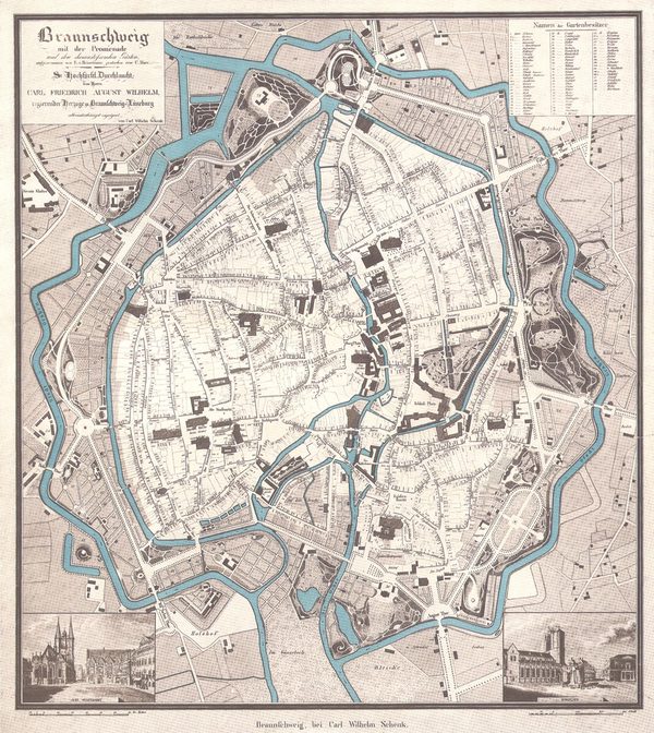 Karte von Anno 1826 (Wird bei Klick vergrößert)