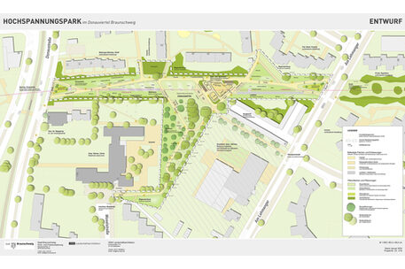 Lageplan Hochspannungspark