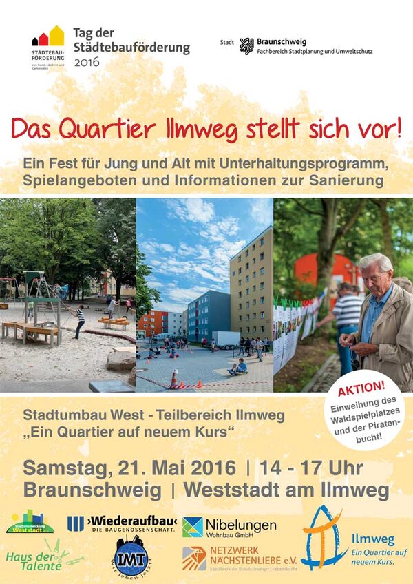 Plakat "Tag der Städtebauförderung 2016" (Wird bei Klick vergrößert)