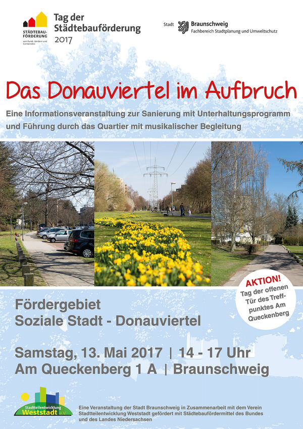 Plakat "Tag der Städtebauförderung 2017" (Wird bei Klick vergrößert)