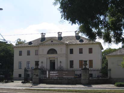 Villa Salve Hospes 1805-08 von Peter Joseph Krahe (Wird bei Klick vergrößert)