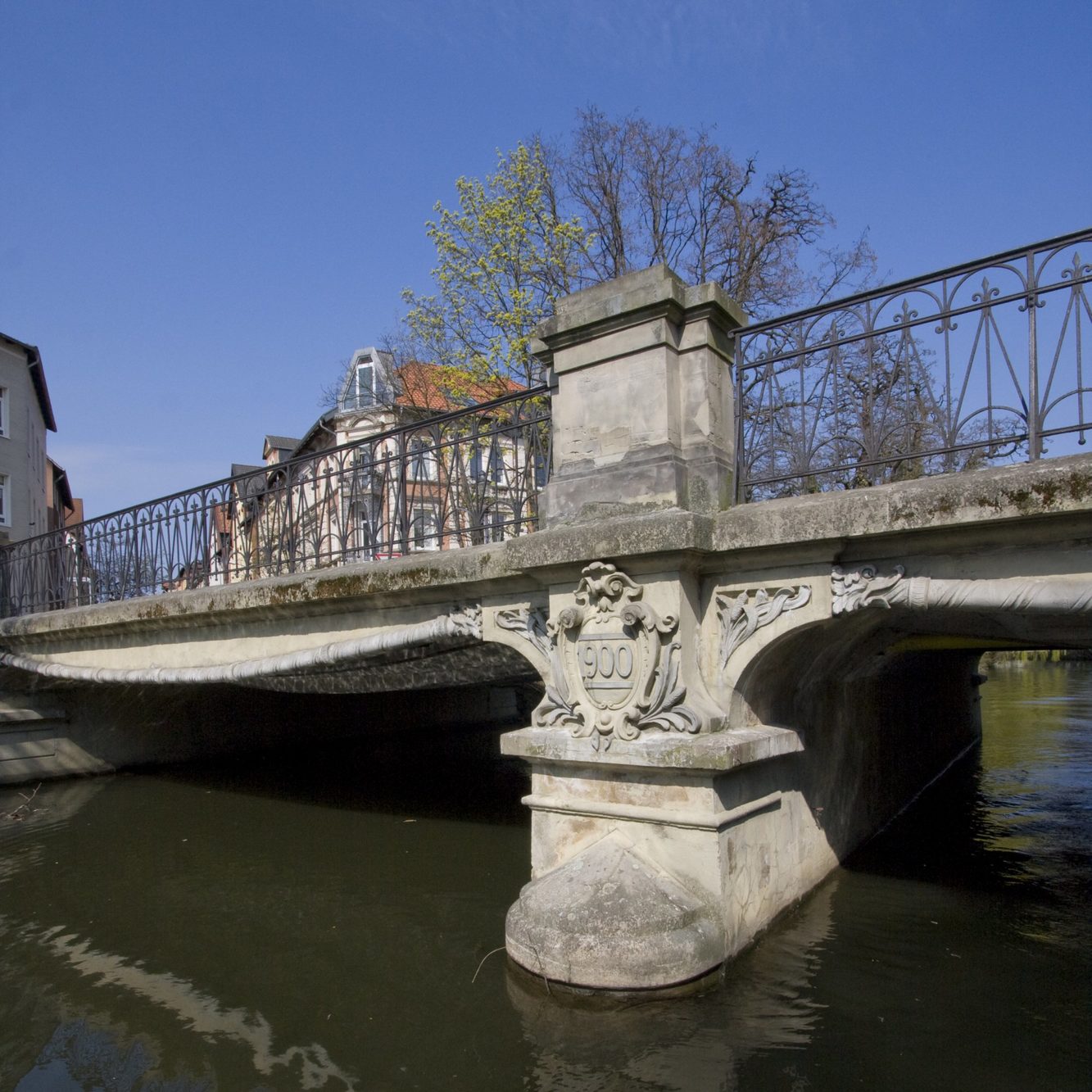 Ferdinandbrücke  Südansicht, Detail, 2010