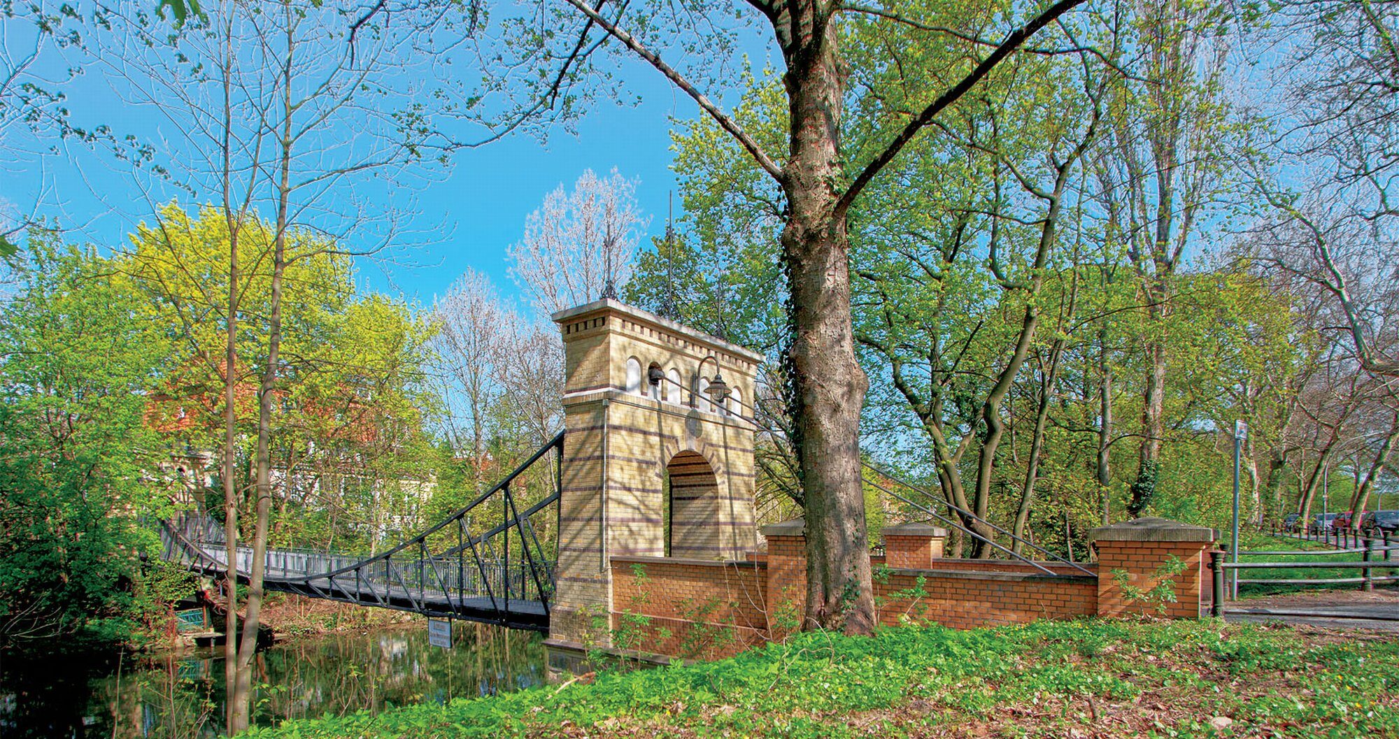 Rosentalbrücke, Südwestansicht, 2010 (Wird bei Klick vergrößert)