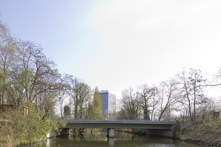 Wilhelmitorbrücke, Ostansicht, 2010