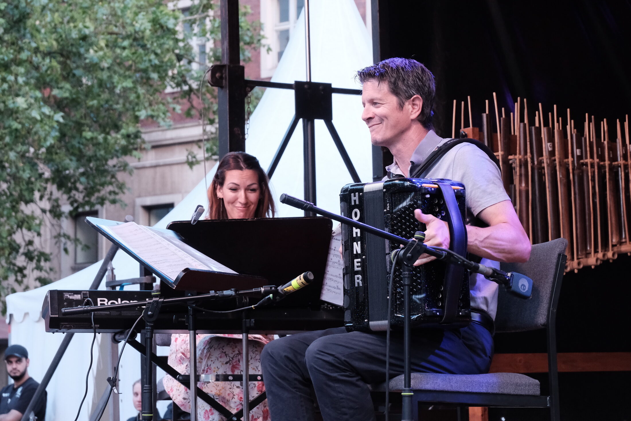 Duo „Nuances“ aus Nîmes/ Frankreich (Wird bei Klick vergrößert)