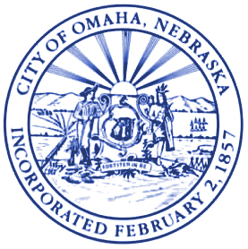 Wappen der Stadt Omaha (Wird bei Klick vergrößert)