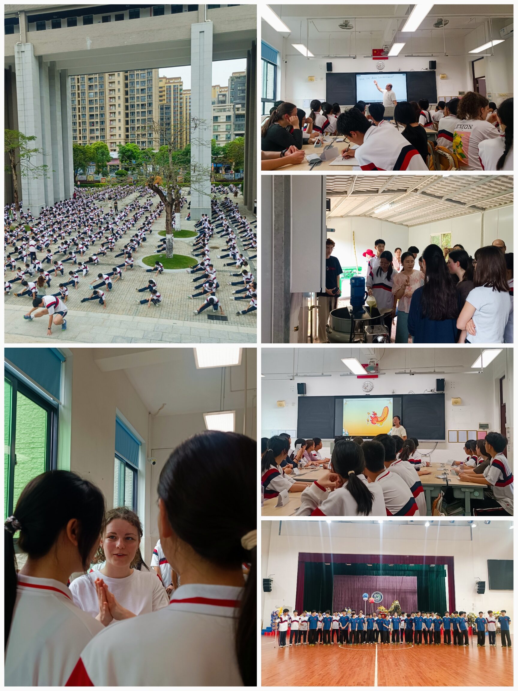 Impressionen vom Schüleraustausch in Zhuhai (Wird bei Klick vergrößert)