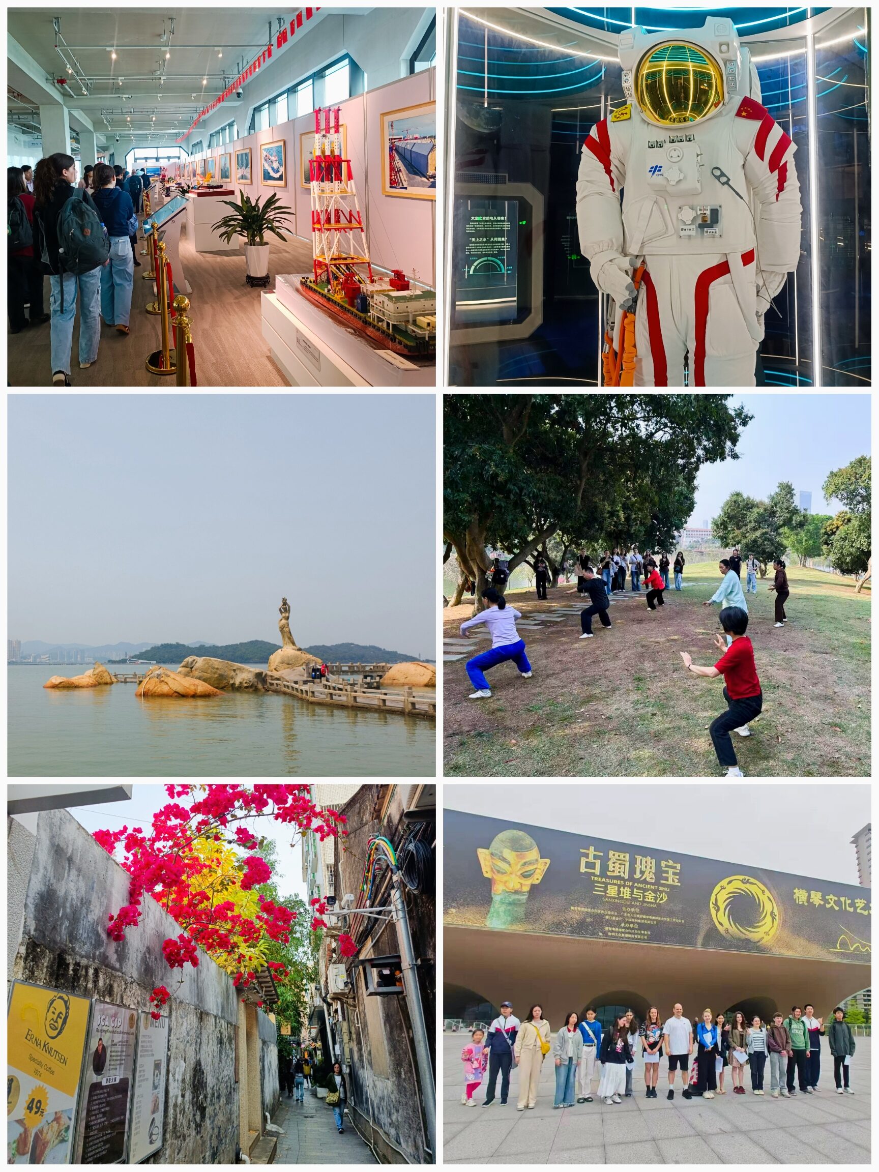 Impressionen vom Schüleraustausch in Zhuhai (Wird bei Klick vergrößert)