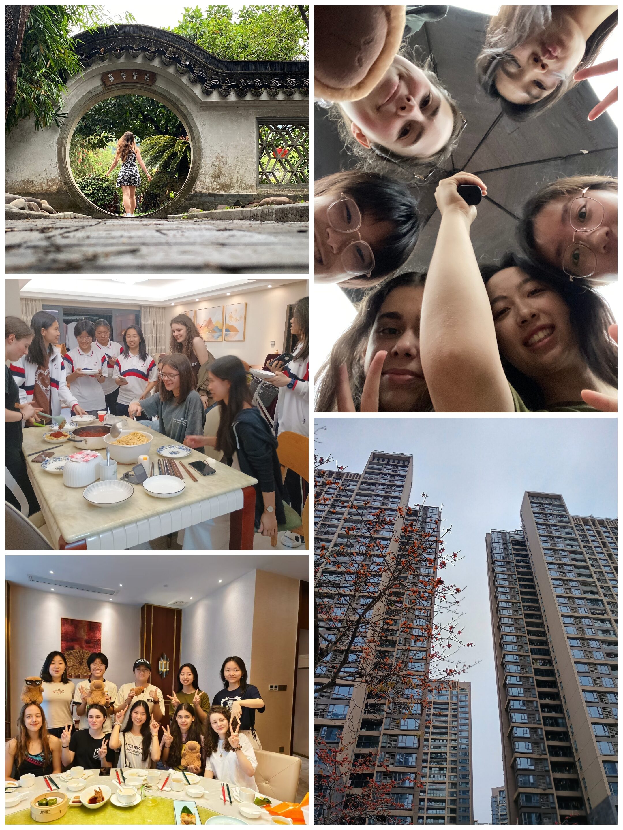 Impressionen vom Schüleraustausch in Zhuhai (Wird bei Klick vergrößert)