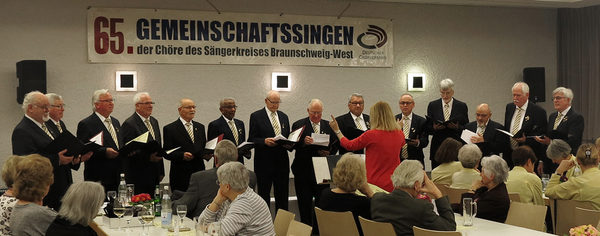 Singgemeinschaft Westkreissingen, MGV Broitzem als Ausrichter im Jubiläumsjahr (Wird bei Klick vergrößert)
