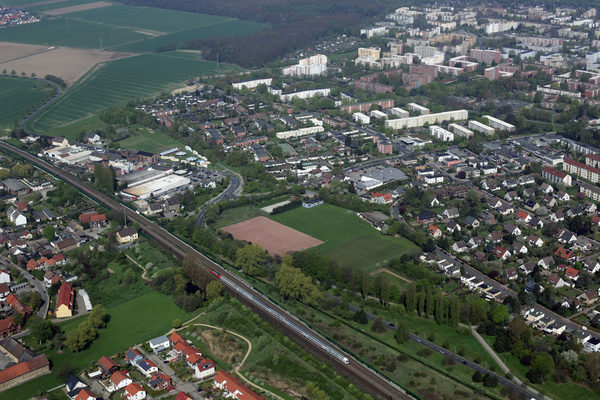 Bahnlinie Hannover/Hildesheim - Braunschweig (Wird bei Klick vergrößert)