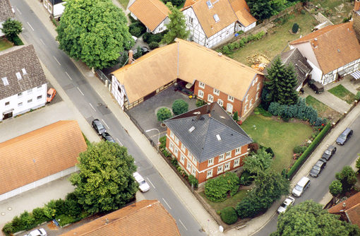 Luftbild Schmiede mit Wohnhaus (Wird bei Klick vergrößert)