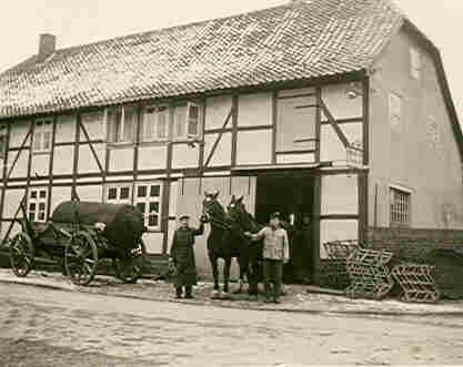 Alte Schmiede im Jahr 1958 (Wird bei Klick vergrößert)