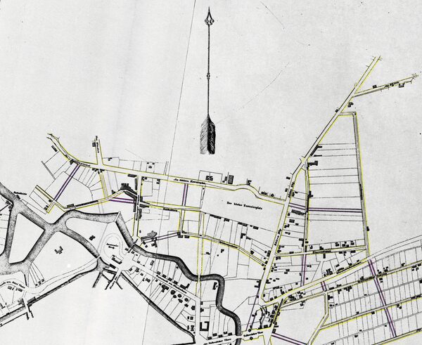 1870 Erweiterungsplan (Wird bei Klick vergrößert)