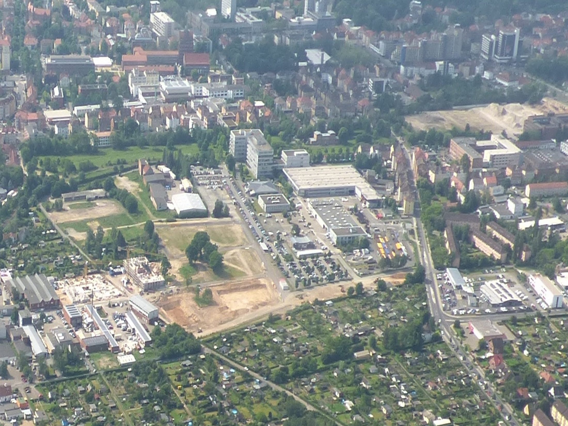 Luftbild Baugebiet Taubenstraße Mai 2017 (Wird bei Klick vergrößert)