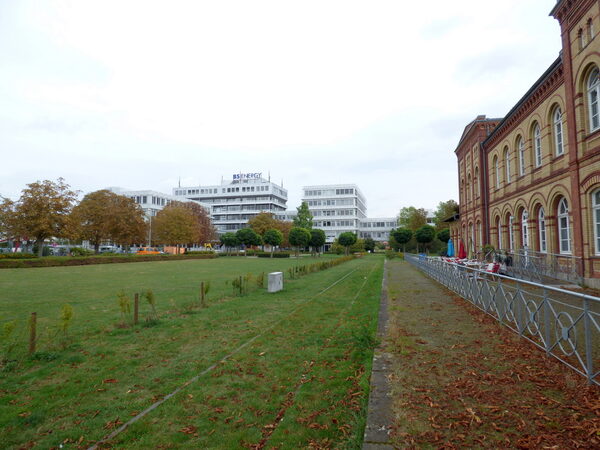 Blick vom Nordbahnhof in Richtung BS|Energy (Wird bei Klick vergrößert)