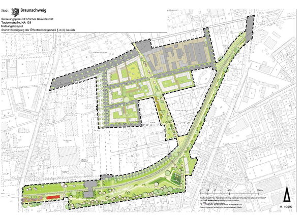 Baugebiet Taubenstraße (Nutzungbeispiel) (Wird bei Klick vergrößert)