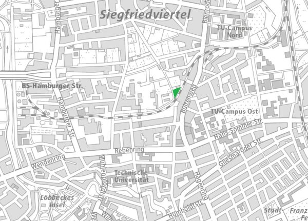 Blanchardplatz im Nördlichen Ringgebiet (1 : 40.000) (Wird bei Klick vergrößert)