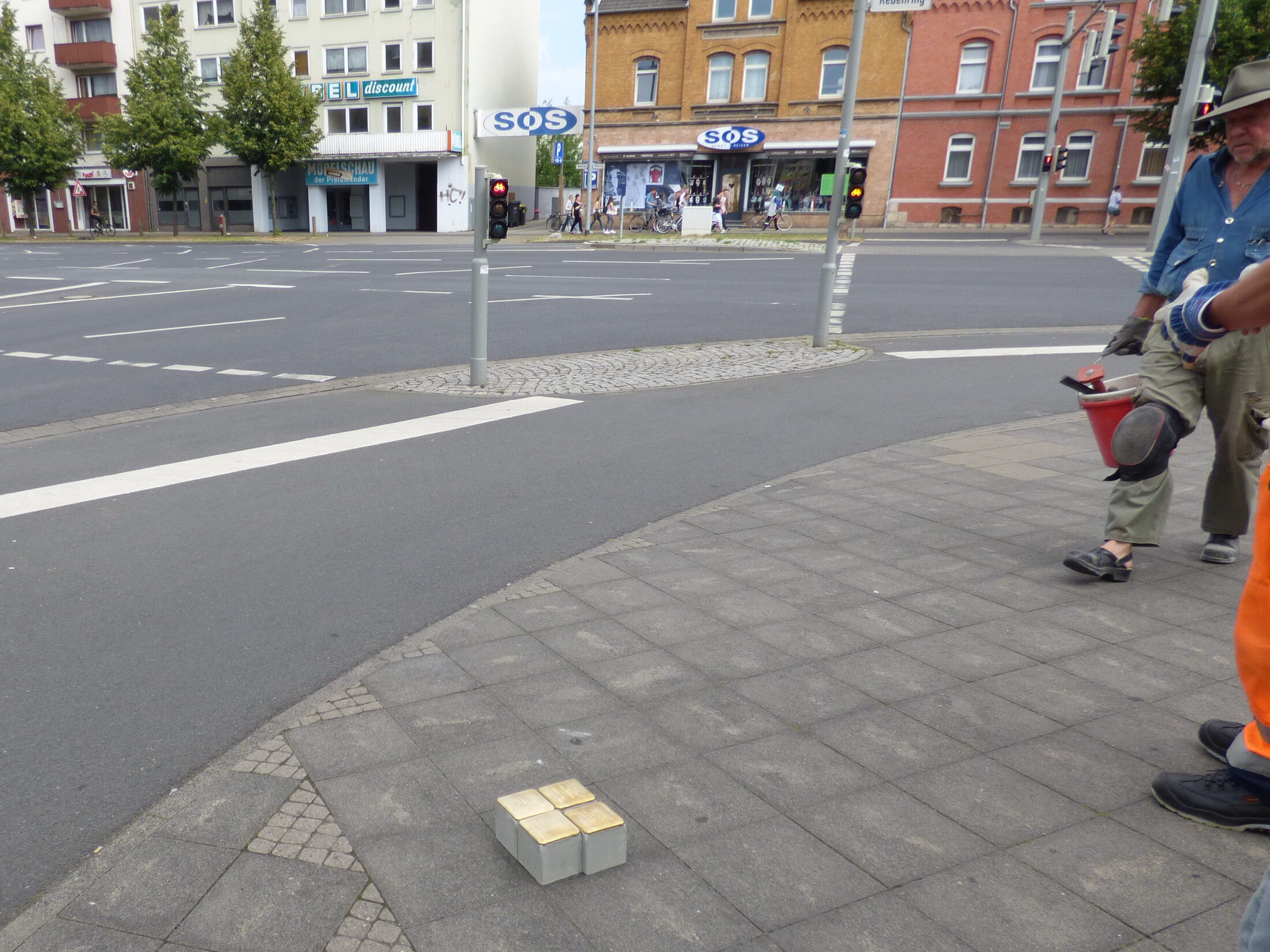 Bild von der Verlegung am 29.06.2015 (Wird bei Klick vergrößert)