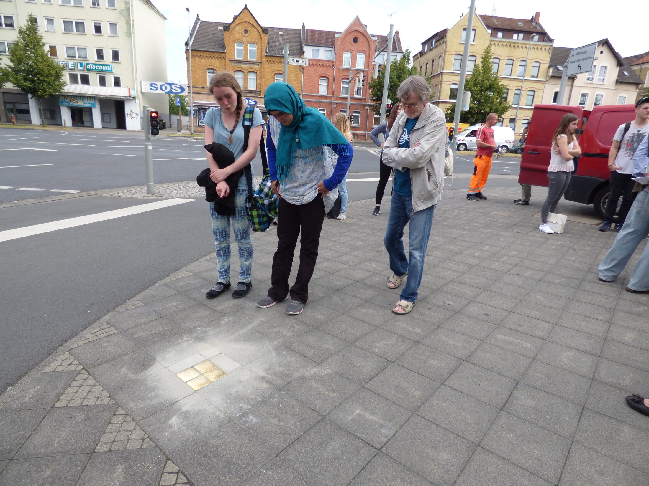 Bild von der Verlegung am 29.06.2015 (Wird bei Klick vergrößert)