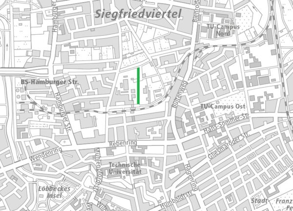 Lichtwerkallee im Nördlichen Ringgebiet (1 : 40.000) (Wird bei Klick vergrößert)