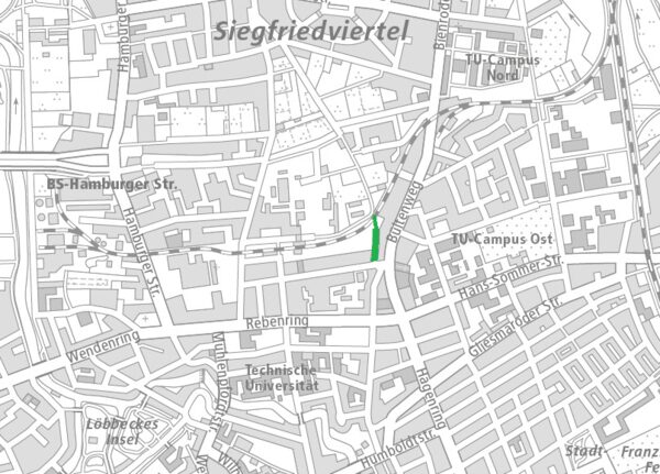 Luftschifferweg im Nördlichen Ringgebiet (1 : 40.000) (Wird bei Klick vergrößert)